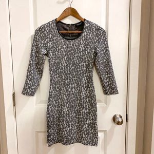 TopShop Cross Printed Stretchy Dress